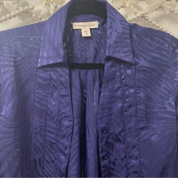 Coldwater Creek Button Down Blouse - Picture 7 of 7